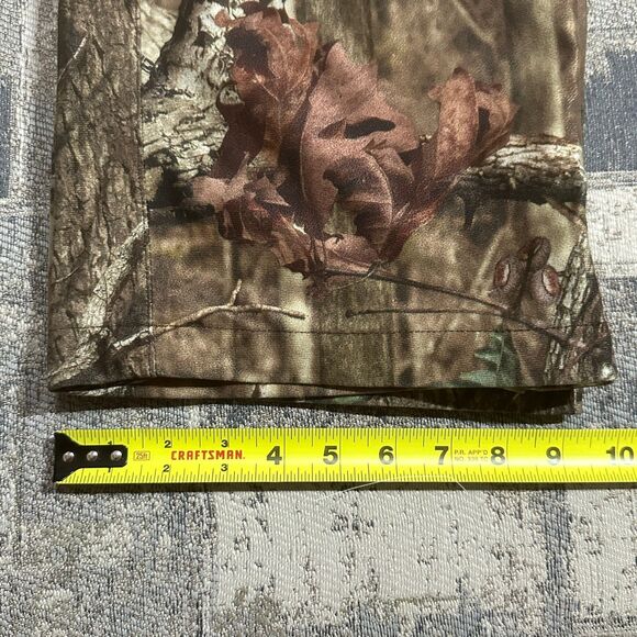 Gamehide Hush Hide Pants L 12 Cargo Mossy Oak Camo Lined Soft Hunting Rain - Picture 8 of 12
